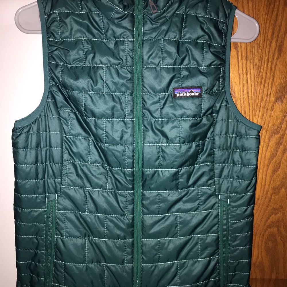 turquoise patagonia vest *VERY THIN*